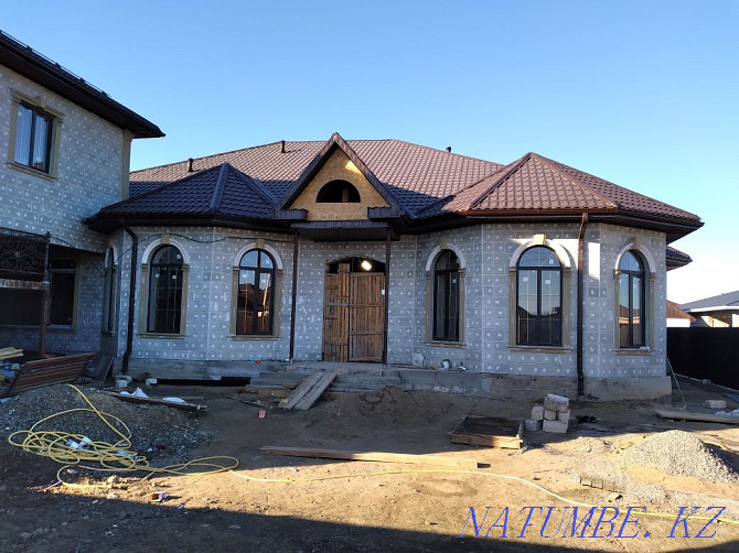 Roofing work eaves drain and car canopy Atyrau - photo 1