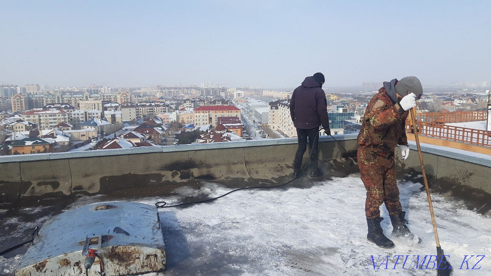 Repair of the roof of the roof elimination of leaks in spring and winter balcony Astana - photo 6