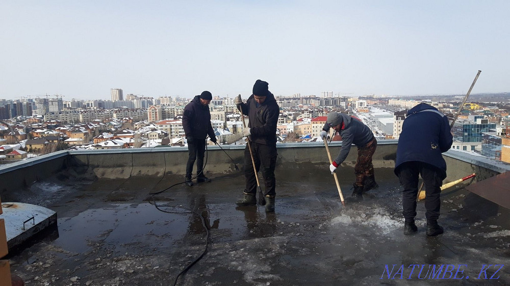 Repair of the roof of the roof elimination of leaks in spring and winter balcony Astana - photo 7
