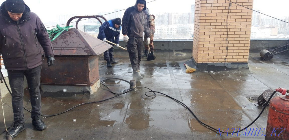Repair of the roof of the roof elimination of leaks in spring and winter balcony Astana - photo 8