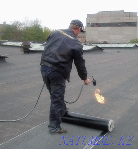 Ремонт , кровля крыш направляемыми материалами . Актобе - изображение 1