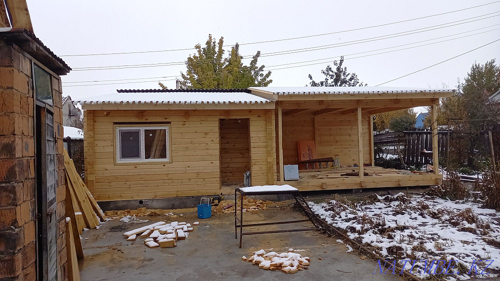 Roofs, soft roofing, metal profiles, siding, timber houses, panel houses. Ust-Kamenogorsk - photo 6