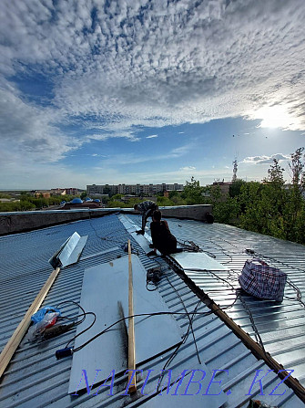 Not expensive. Roof repairs. Roofing works. Roofing. Karagandy - photo 1
