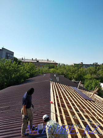 ROOFING WORKS - restoration of an old layer of a soft roof!!! Pavlodar - photo 8