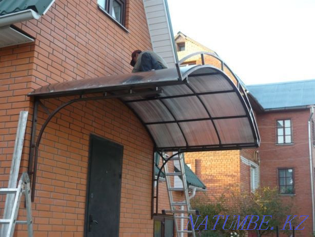 Мелкий ремонт крыша балкон козырьки утепление балкона мягкие кровли Алматы - изображение 5