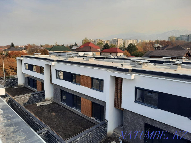 Roof, PVC membrane, roof, flat roof. Almaty - photo 1