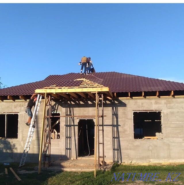 РЕМОНТ КРОВЛИ! Устранение течи! Козырёк! Алматы Алматы - изображение 2