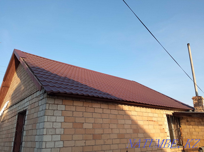 Roof repairs from 100 m2 (metal tiles, soft roof) Karagandy - photo 4