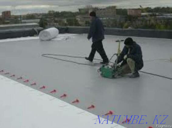 PVC membrane, sale and turnkey installation, turnkey roofing, roofing installation Turkestan - photo 6