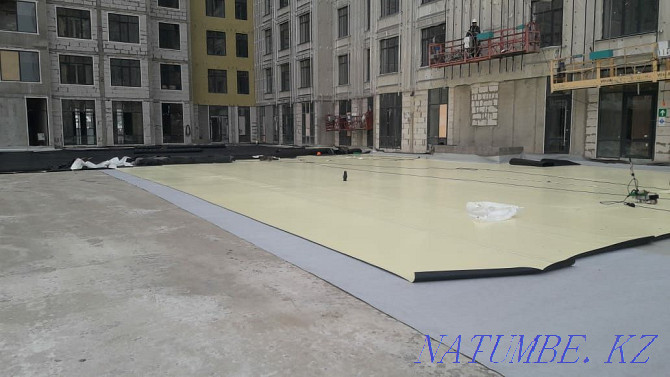 PVC membrane, sale and turnkey installation, turnkey roofing, roofing installation Turkestan - photo 1
