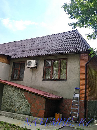 Roofs! Overlapping! Elimination of leaks! Profiled flooring! Tiles! GuttersSIDDING Almaty - photo 8