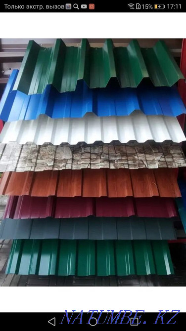 Roofs! Overlapping! Elimination of leaks! Profiled flooring! Tiles! GuttersSIDDING Almaty - photo 3