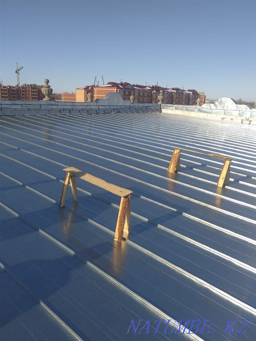 Строительство Ангаров. Кровля фальцевая, изготовление и монтаж. Костанай - изображение 5