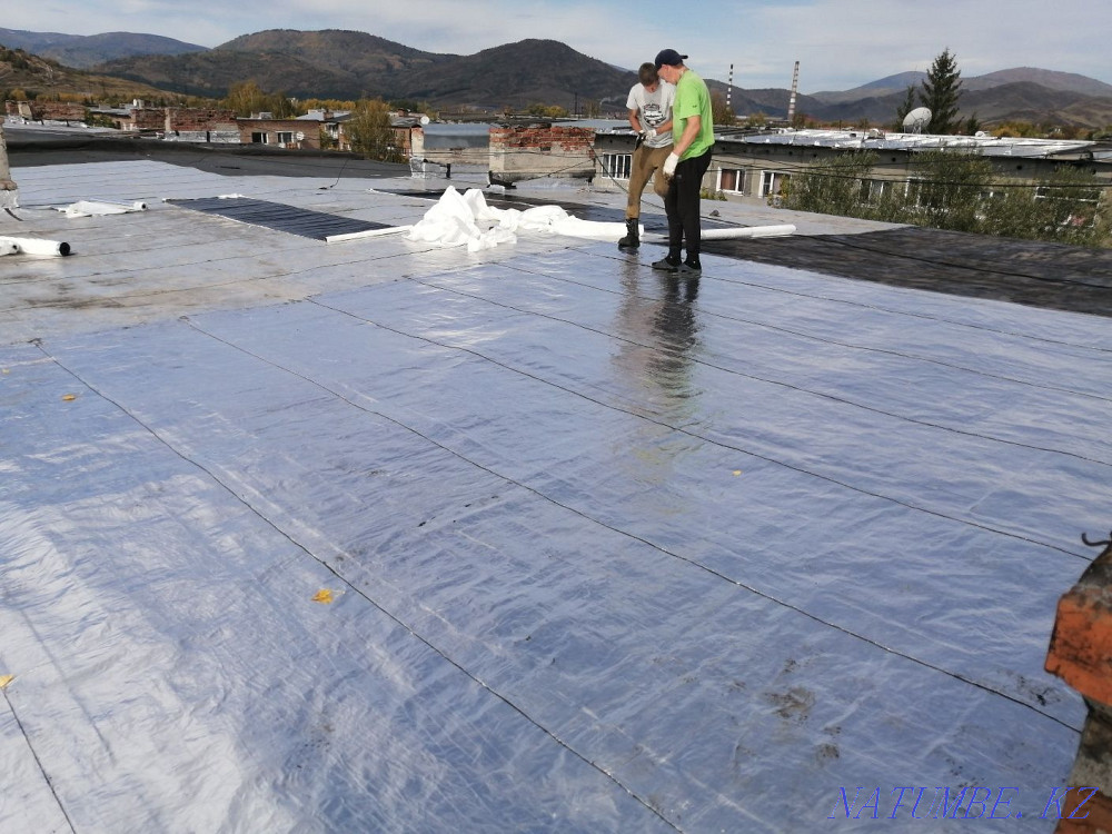 Кровля,кровельные работы, крыша, крыши,ризолин,профлист. Усть-Каменогорск - изображение 1