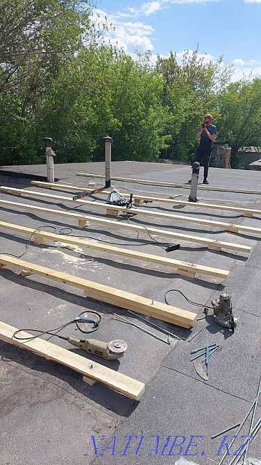 Garages. Roofing. Roof repairs. Roofing works. Karagandy - photo 4