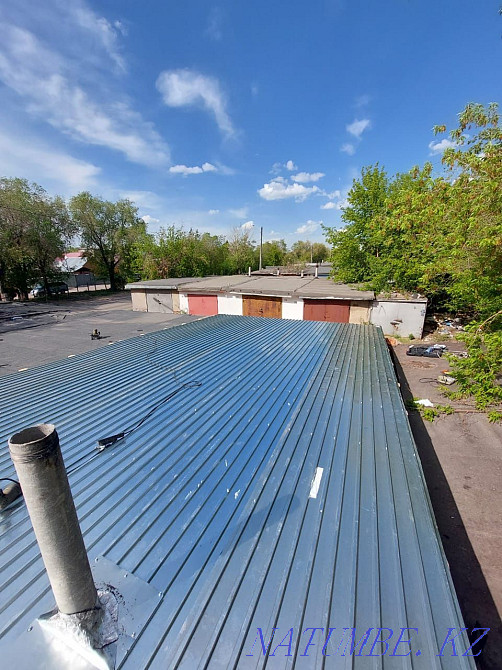 Garages. Roofing. Roof repairs. Roofing works. Karagandy - photo 1