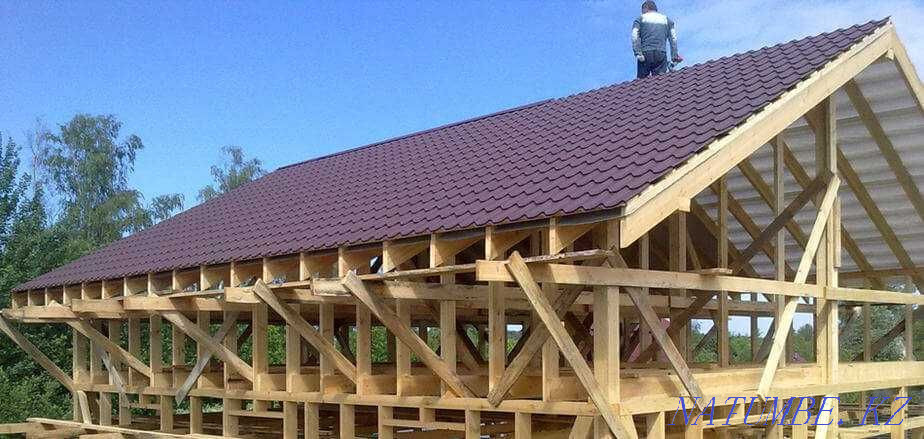 не дорого ремонт крыш, перестил, кровля любой сложности, кровля Караганда - изображение 8