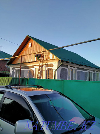 Roof covering. Roof repair. Roofing. Profiled sheeting. Leak elimination. Almaty - photo 1