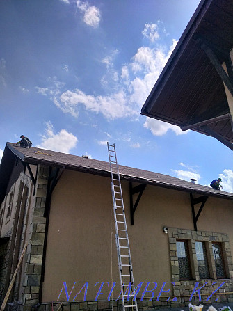 Roof repair. Roof repair. Snow guards. Gutters. Leaks. Leaks. Almaty - photo 4