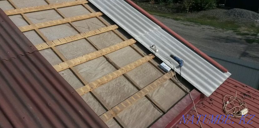 Кровельные работы. Замена шифера и перестил профлиста Актобе - изображение 2