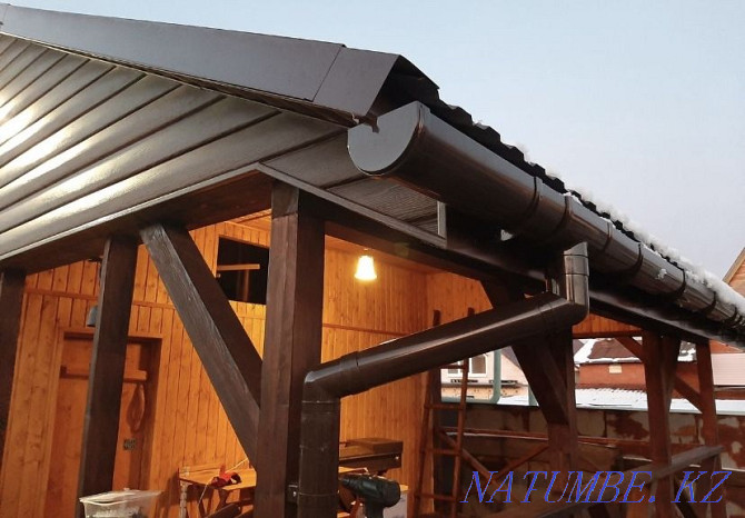 Roofing works Installation, aerators. Gutters Aqtobe - photo 3