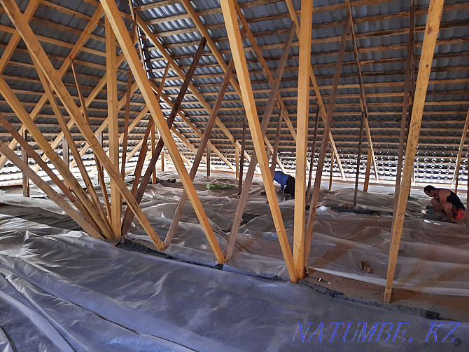 Foam concrete, pouring roofs Taraz - photo 7