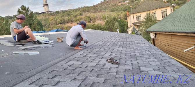 Repair of soft-hard roof , Roof installation, Almaty - photo 7