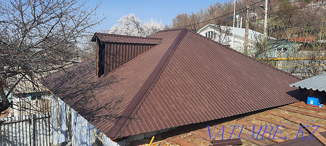 Repair of soft-hard roof , Roof installation, Almaty - photo 2