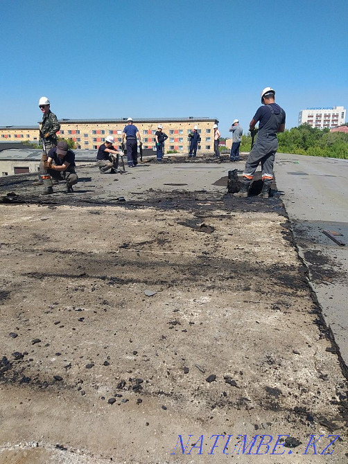 Roof workers and cleaning from snow and icicles Karagandy - photo 3