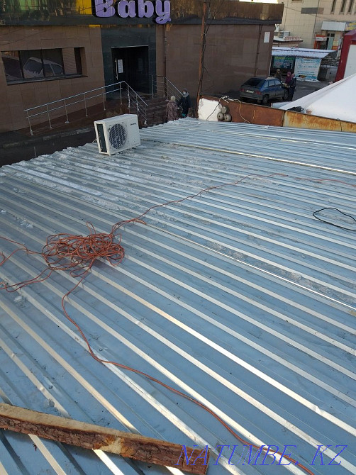 Roof workers and cleaning from snow and icicles Karagandy - photo 6