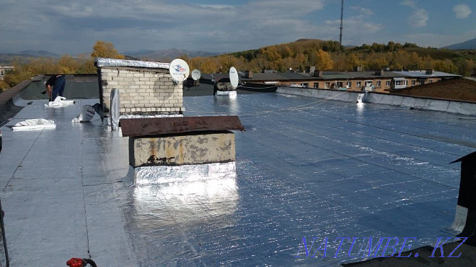 Roofing of roofs with rizolin, profiled sheet, ridder, uka Ust-Kamenogorsk - photo 2