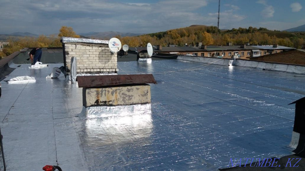 Roofing of roofs with rizolin, profiled sheet, ridder, uka Ust-Kamenogorsk - photo 2