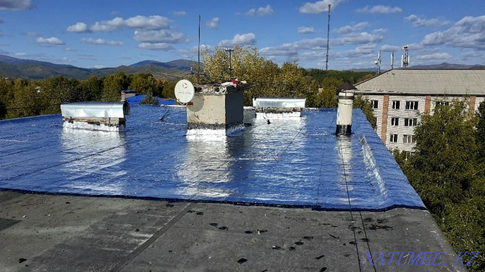 Roofing of roofs with rizolin, profiled sheet, ridder, uka Ust-Kamenogorsk - photo 1