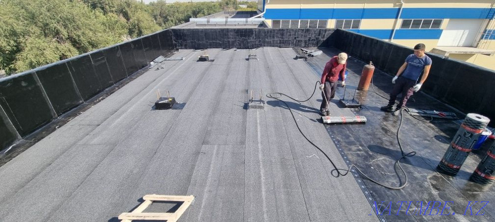 Roof installation , Waterproofing installation , flat roof Almaty - photo 3