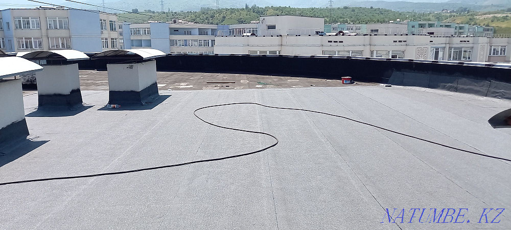 Roof installation , Rizolin , Soft roof , waterproofing Almaty - photo 6