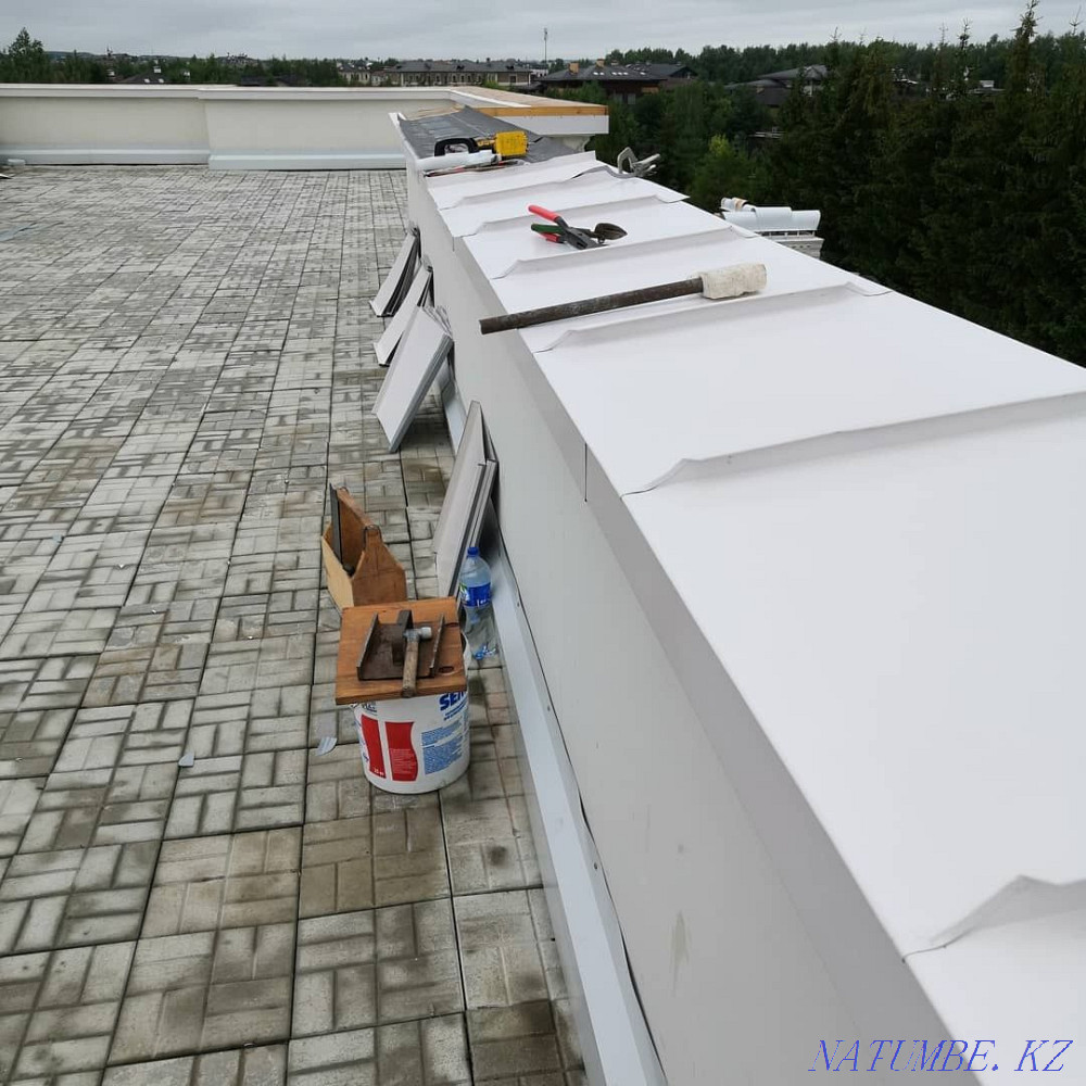 Обшивка панели Фасад Фундамент Карниз Парапет Астана - изображение 1