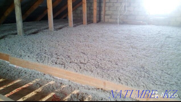 Ecowool roof insulation. Almaty - photo 3