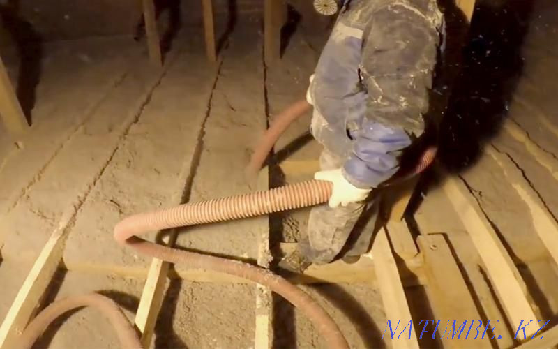 Ecowool roof insulation. Almaty - photo 6