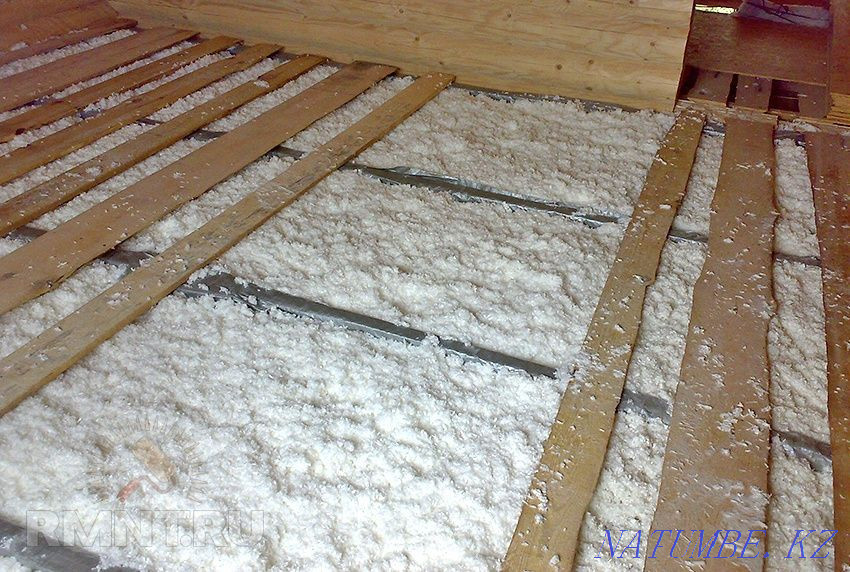 Ecowool roof insulation. Almaty - photo 8