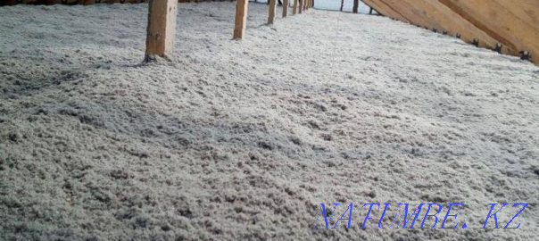 Ecowool roof insulation. Almaty - photo 4