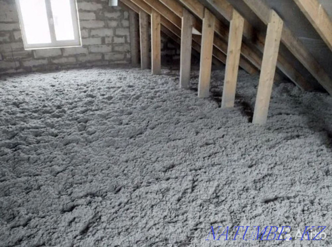 Ecowool roof insulation Karagandy - photo 3