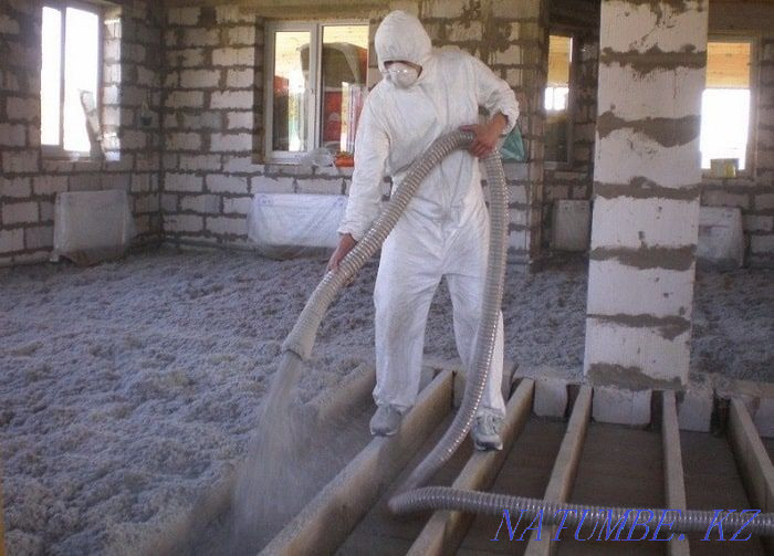 Эковата утепление криши Караганда - изображение 1