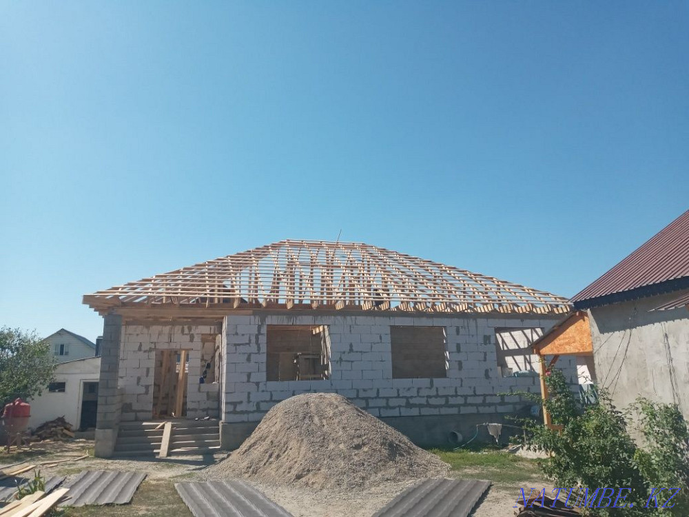 Repair and installation of pitched roofs. Roof dismantling quickly and efficiently.. Almaty - photo 1
