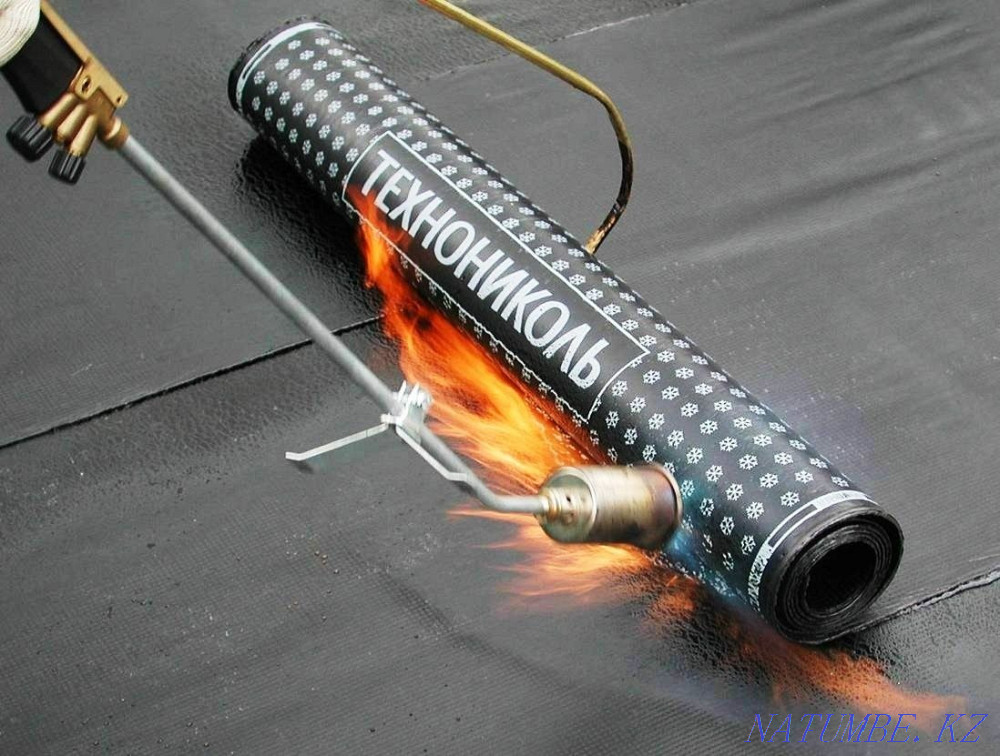 Repair of a soft roof, waterproofing. Almaty - photo 1