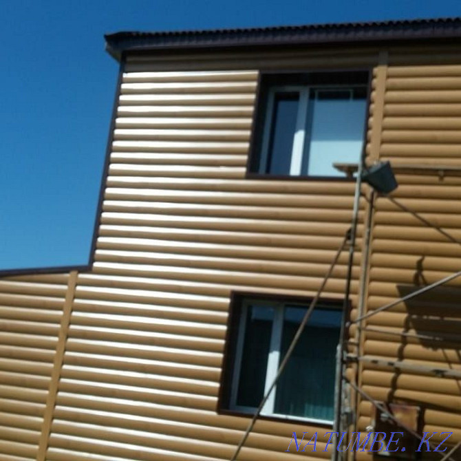 Roofing and facade works, installation, roof repair, attic, siding Temirtau - photo 1