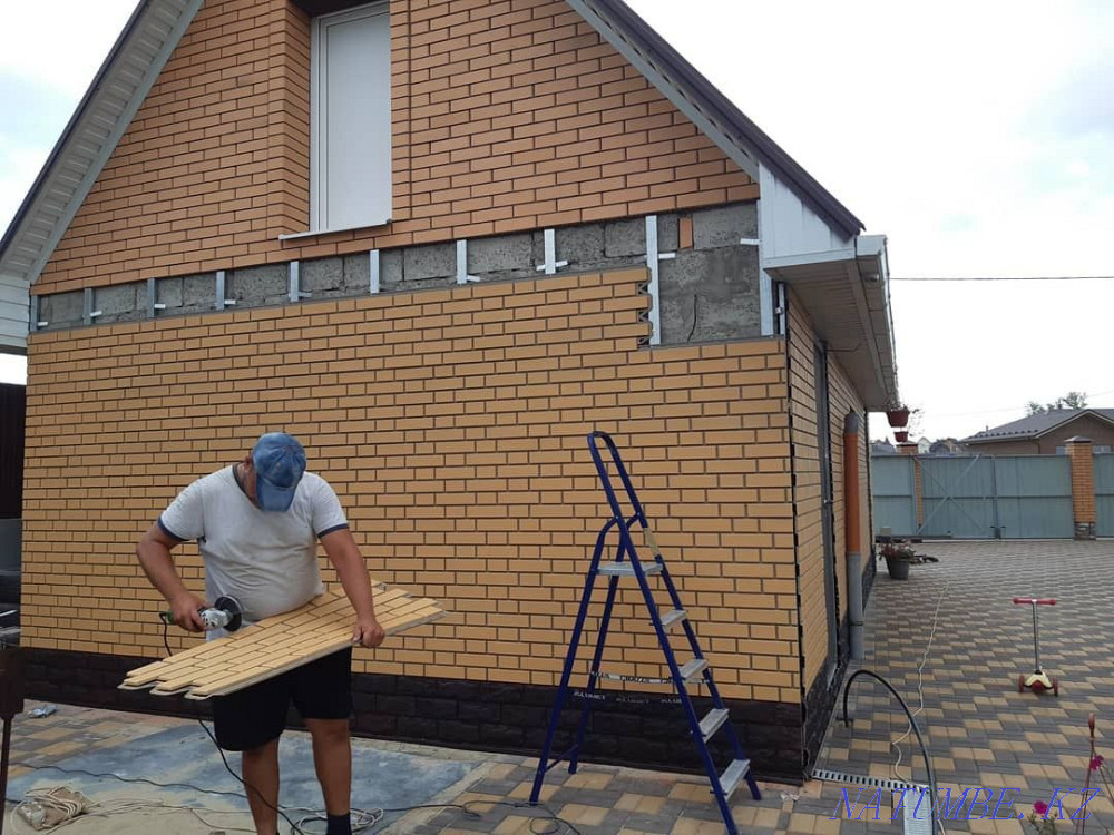 Обшивка панели Фасад Фундамент Карниз Астана - изображение 1