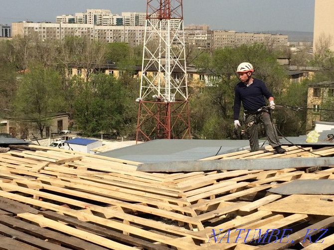 Төбені жөндеу! Төбені орнату! Төбені ауыстыру! Төбесі қайта жабылды!  Алматы - изображение 4