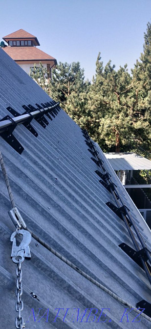 Гидроизоляция кровли. Мягкая кровля. Ремонт мягкой кровли. монтаж мягк Каскелен - изображение 6