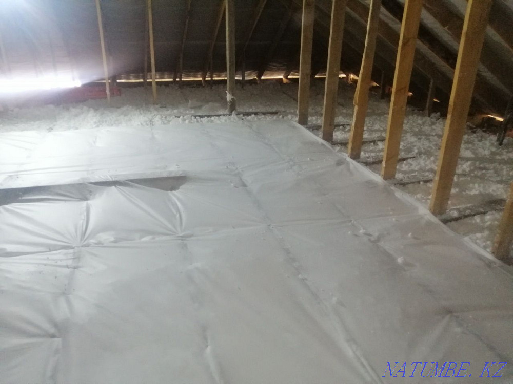 ПЕНОИЗОЛ. Утепление дома крыши и стен Пеноизолом. Талдыкорган - изображение 8