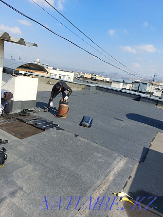 Repair installation of a soft roof waterproofing Almaty - photo 3